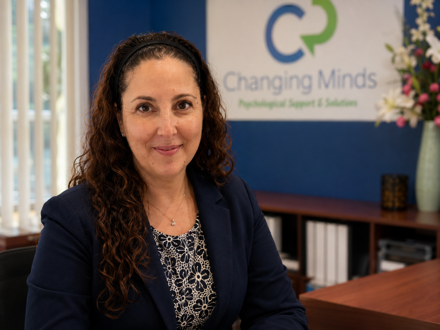 Portrait of Gina Howland, Clinical Psychologist and founder of Changing Minds